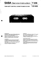 Saba CD950 - Service Manual 